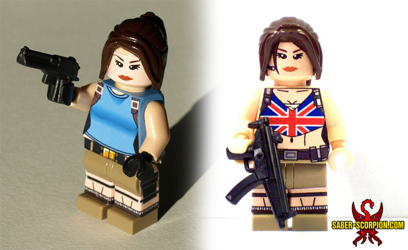 essens Trivial Kan ikke Stella's Tomb Raider Blog: Meet Saber-Scorpion and Win a Custom LEGO  Minifigure