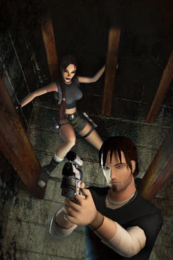 Lara Croft and Kurtis Trent