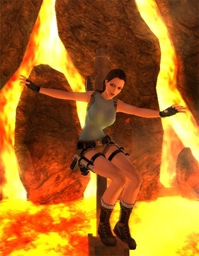 Stuck in a bad spot? Fear not! Download a Tomb Raider savegame file.