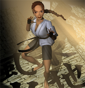 Lara Croft is ready for anything!