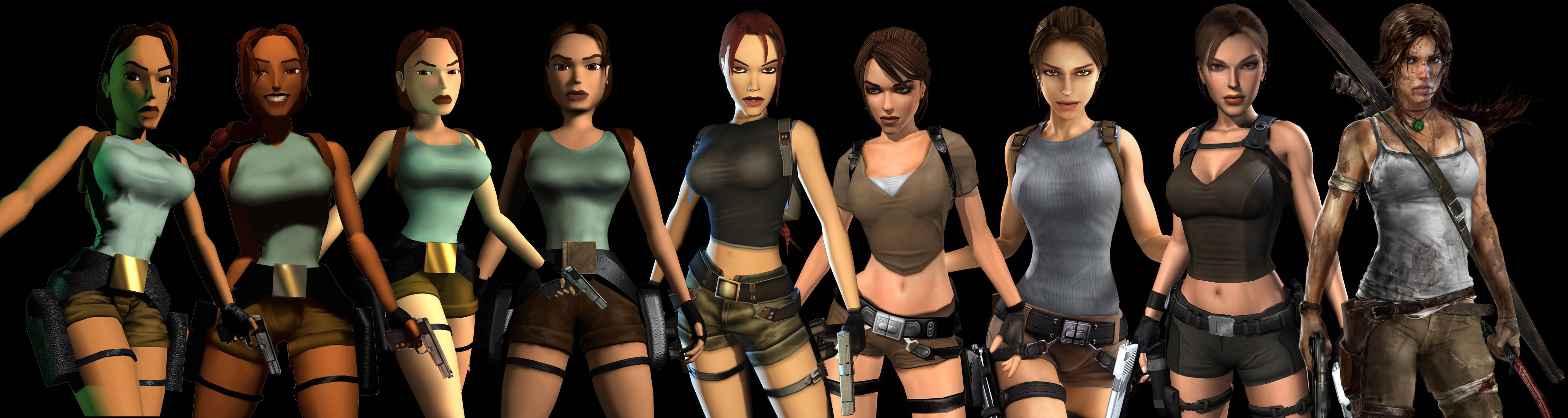 lara croft animated