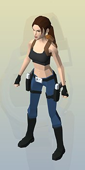 Lara Croft GO Area 51 outfit
