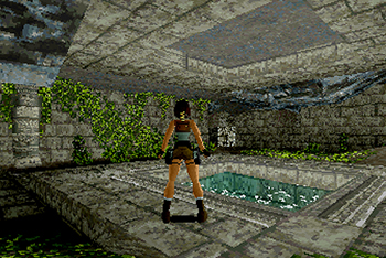 Tomb Raider 1 - Low-resolution screenshot