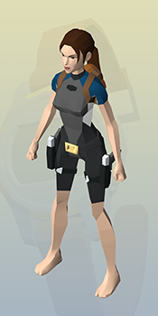 Lara Croft GO Wetsuit outfit
