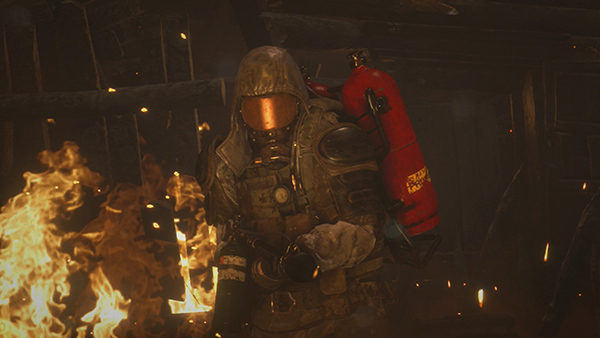 Tomb Raider Feeding the Flamethrower Guy