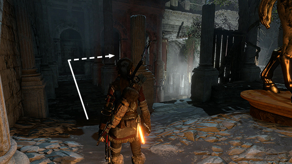 Rise of The Tomb Raider - Rising Tides: Destroy 1st Statue Supports, Greek  Fire Depot Base Camp 