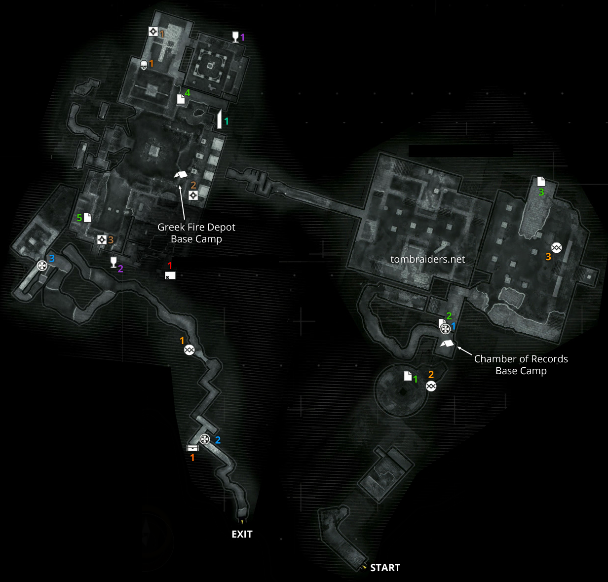 rise of the tomb raider flooded archives map