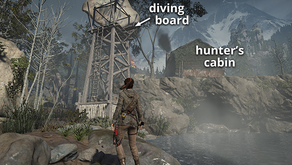 rise of tomb raider high dive