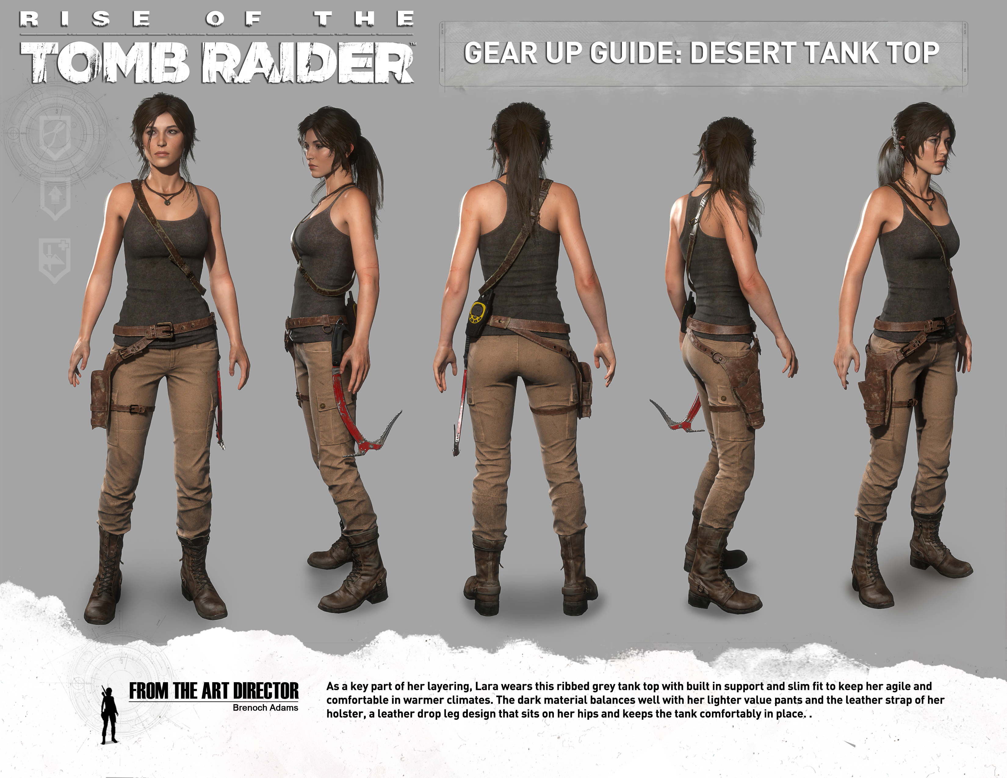 Lara Croft Costume Pants