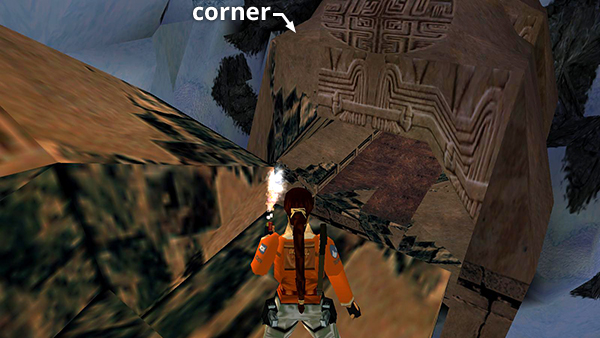 crossing the bridge at the lost city tomb raider