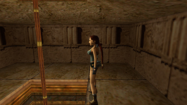 The Lost Library - Stacked Rooms with Poles and Blades - Tomb Raider ...