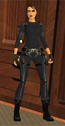 lara croft black outfit