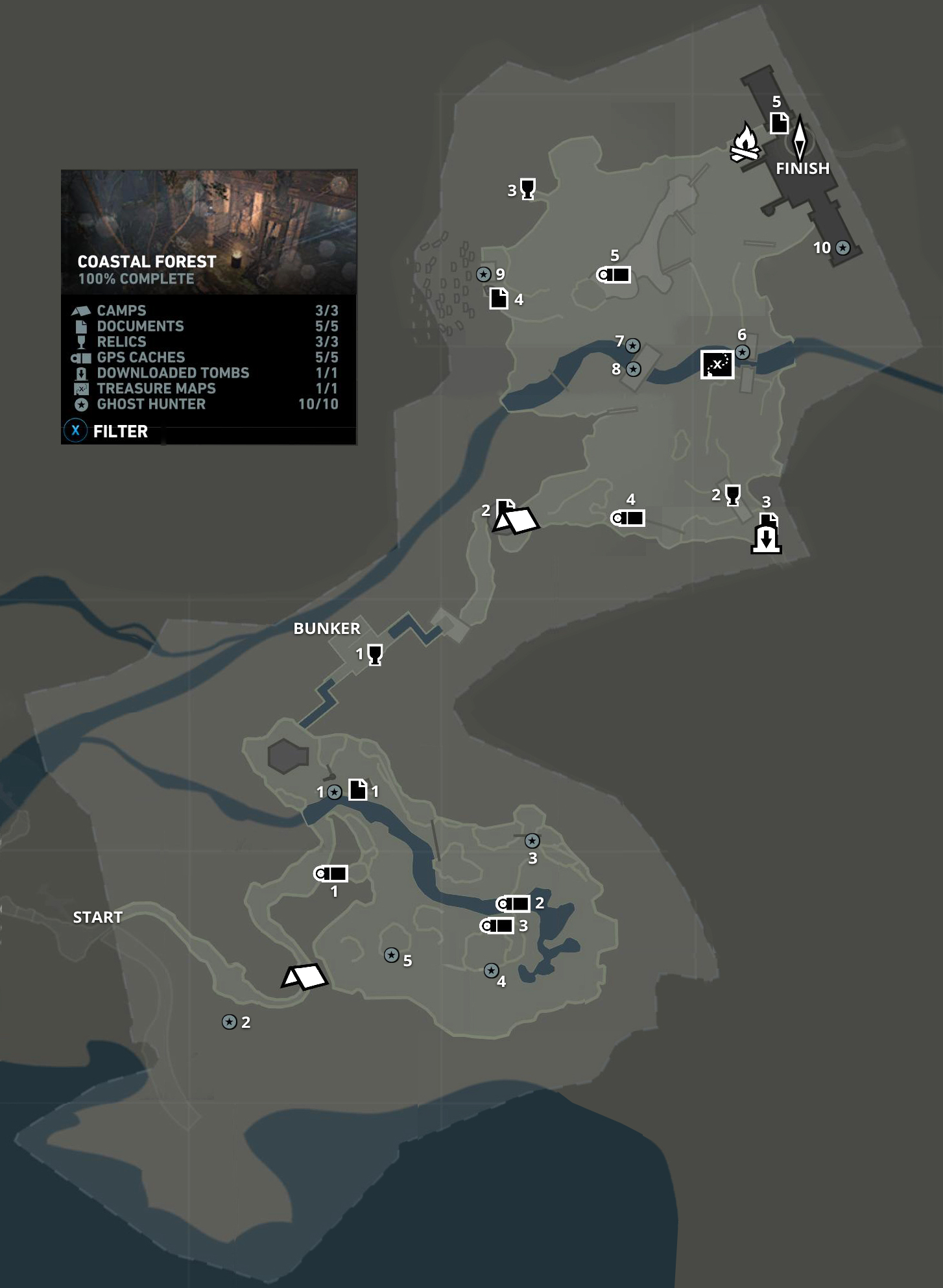 tomb raider ghost hunter map