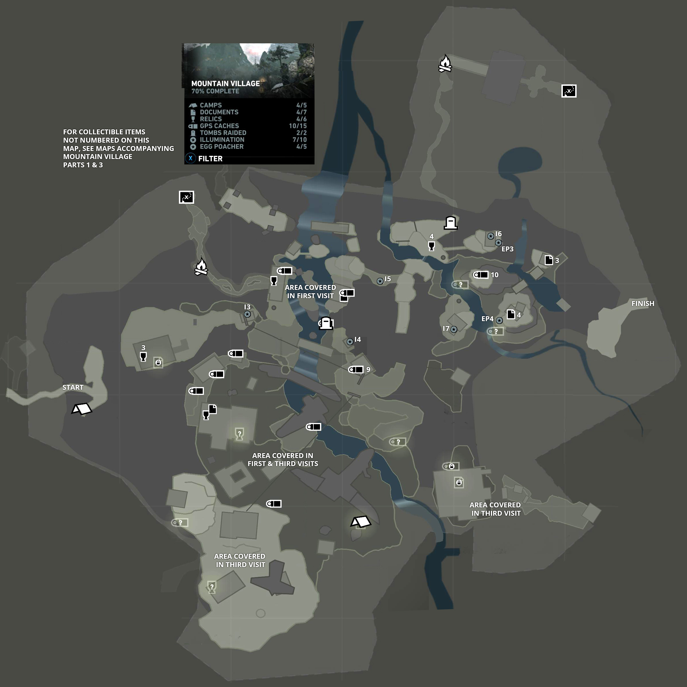 Tomb Raider Coastal Forest Map