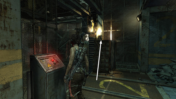 TOMB RAIDER Research Base Elevator Lift Shaft Puzzle