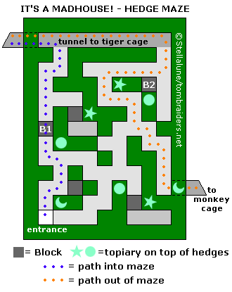 Madhouse maze diagram